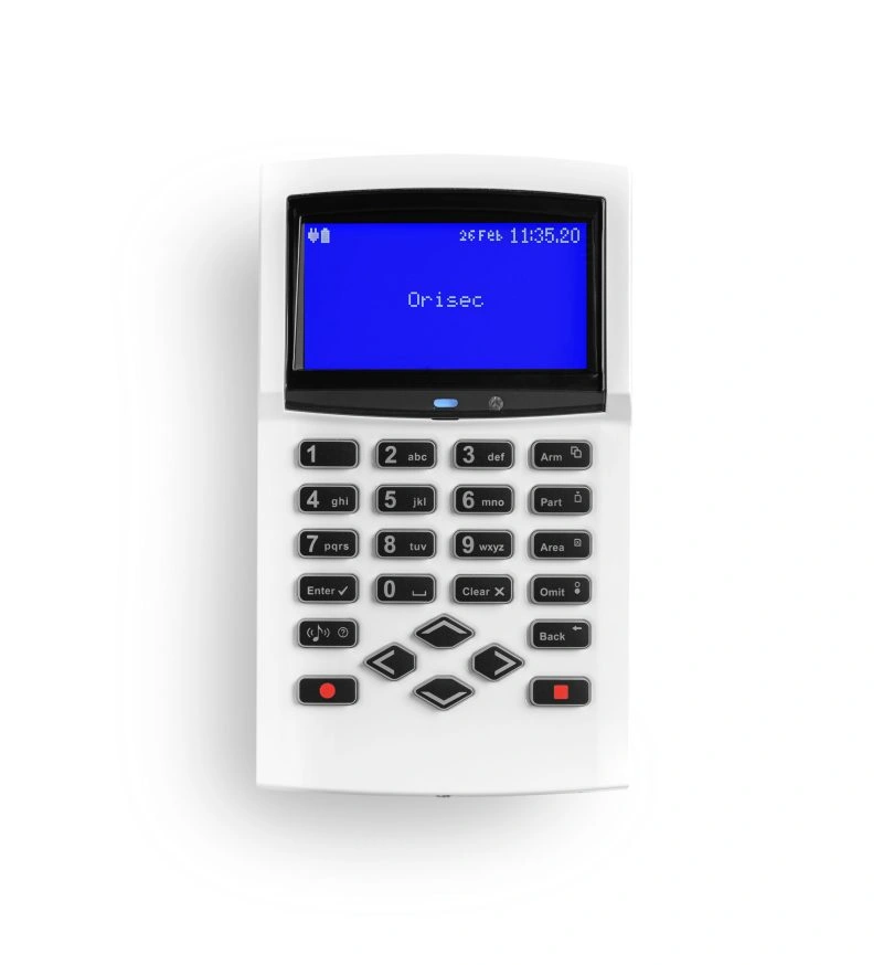 'Orisec White Built in Wireless Expander Keypad'